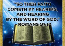 Jesus Bible GIF - Jesus Bible So Then Faith Cometh Hearing And Hearing By The Word Of God GIFs
