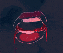 Vampire Mouth GIF - Vampire Mouth Tongue GIFs