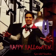 Gerald Santos Happy Halloween GIF - Gerald Santos Happy Halloween GIFs