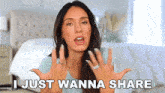 I Just Wanna Share I Guess The Truth About Everything Shea Whitney GIF - I Just Wanna Share I Guess The Truth About Everything Shea Whitney I Wanna Speak Up GIFs