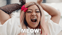Meow Kat GIF - Meow Kat Stephanie Hsu GIFs