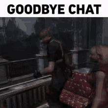 Goodbye Chat Re4 GIF - Goodbye Chat Re4 Resident Evil4 GIFs