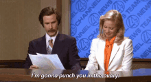 Ron Burgundy Ovary GIF