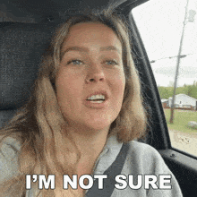 I'M Not Sure Crystal Drinkwalter GIF - I'M Not Sure Crystal Drinkwalter Vanwives GIFs
