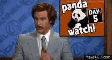 Anchorman Panda GIF - Anchorman Panda Watch GIFs