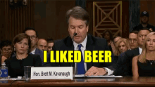 Brett Kavanaugh Beer GIF - Brett Kavanaugh Beer Kavanaugh GIFs