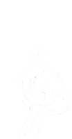a black and white drawing of a person 's head on a white background