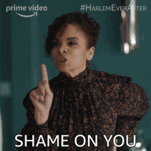 Shame On You Patricia GIF - Shame On You Patricia Harlem GIFs