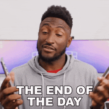 The End Of The Day Marques Brownlee GIF - The End Of The Day Marques Brownlee When The Day Is Done GIFs