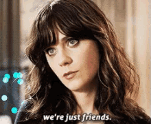 We'Re Just Friends GIF - New Girl Jessica Day Zooey Deschanel GIFs