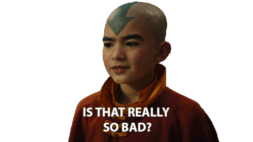 Is That Really So Bad Aang Sticker - Is That Really So Bad Aang Avatar The Last Airbender Stickers