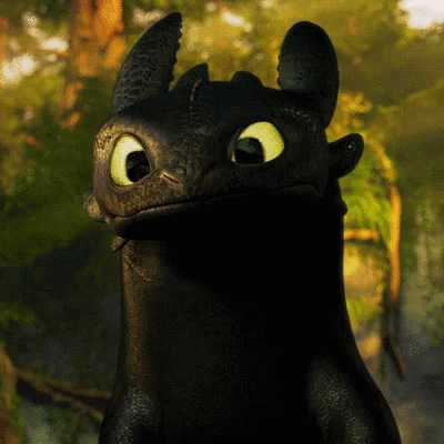 toothless dragon smiling