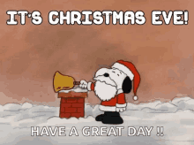 Christmas Eve Snoopy GIF