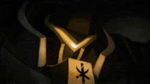 a drawing of a man with a cross on his shirt