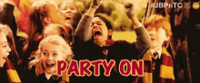 Harry Potter Party On GIF - Harry Potter Party On Excited GIFs