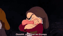 You Must Be Grumpy - Moody GIF - Snow White Grumpy Dwarf GIFs