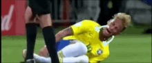 Neymar Antics GIF - Neymar Antics Ankle GIFs