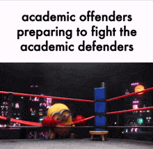 Academic Offenders Academic Defenders GIF - Academic Offenders Academic Defenders Minions GIFs