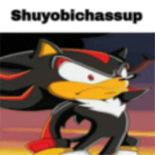 Shut Up Shutyobitchassup GIF - Shut Up Shutyobitchassup Shadow The Hedgehog GIFs