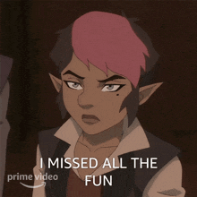 I Missed All The Fun Kaylie GIF - I Missed All The Fun Kaylie The Legend Of Vox Machina GIFs