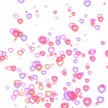 pink pink text love you 3d hearts