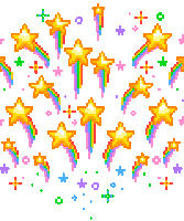Stars Starts Sticker - Stars Starts Rainbow Starts Stickers