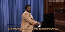if youre happy and you know it playing piano craig robinson play