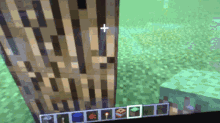 Exploding Tree Minecraft GIF
