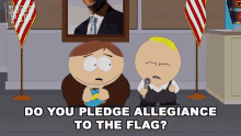 Do You Pledge Allegiance To The Flag Butters GIF - Do You Pledge Allegiance To The Flag Butters Cartman GIFs
