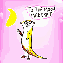 To The Moon Meerkat Veefriends GIF - To The Moon Meerkat Veefriends Stocks GIFs