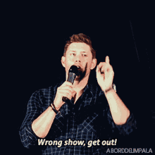 Jensen Ackles Wrong GIF - Jensen Ackles Wrong Wrong Show GIFs