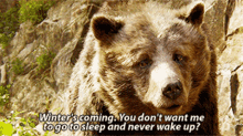 The Jungle Book Baloo GIF - The Jungle Book Baloo Winters Coming GIFs
