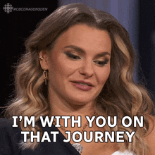 I'M With You On That Journey Michele Romanow GIF