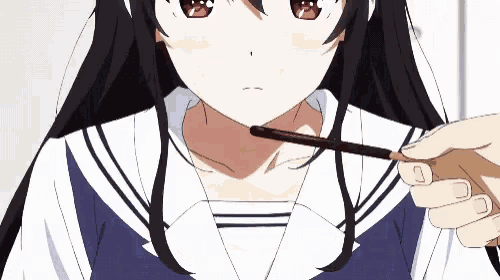 ♥ P O C K Y!! ♥ delicous japanese snack~☆ anime art. . .pocky game through  computer screen. . .otaku fangirl. . .shocked family. … | Anime, Pocky  game, Anime images