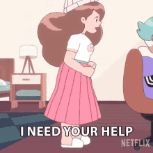 I Need Your Help Bee GIF - I Need Your Help Bee Bee And Puppycat GIFs