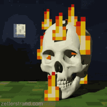 Minecraft Skull GIF
