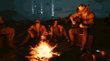 Gather At The Campfire Cyberpunk2077 GIF - Gather At The Campfire Cyberpunk2077 Camping Outdoors GIFs