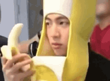 Jin Banana GIF - Jin Banana Bts GIFs