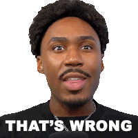 a man with a beard says that 's wrong on his face