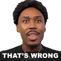a man with a beard says that 's wrong on his face