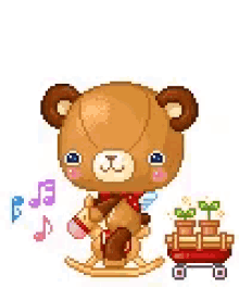 bear fun play time cute kawaii