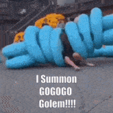 I Summon Gogogo Golem GIF - I Summon Gogogo Golem Yugio Zexal GIFs