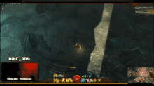 a screen shot of a video game with the name nike_dng on the bottom