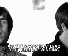 All The Roads That Lead You There Are Winding Oasis GIF - All The Roads That Lead You There Are Winding Oasis Wonderwall GIFs