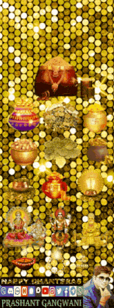 Happy Dhanteras GIF - Happy Dhanteras First Day That Marks The Festival Of Diwali GIFs