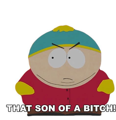 That Son Of A Bitch Eric Cartman Sticker - That Son Of A Bitch Eric Cartman South Park Stickers