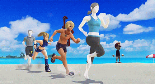 The Wii Fit trainer