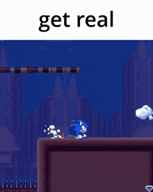 a screenshot of a video game with the words get real at the bottom