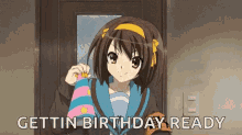 Anime Birthday Hat GIF