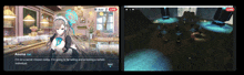 a screenshot of a video game with a girl named asura